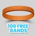Embossed 1/2 inch Wristband 