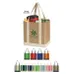 NON-WOVEN TWO-TONE SHOPPER TOTE BAG