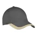 Port Authority Contrast Stripe Sandwich Bill Cap - Dark/All