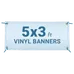 Vinyl Banner 5′ X 3′ 