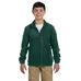 Harriton Youth Full-Zip Fleece - Dark/All