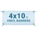 Vinyl Banner 4' x 10'