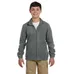 Harriton Youth Full-Zip Fleece - Dark/All