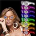 LED Orange Novelty Custom Sunglasses 