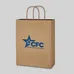 KRAFT PAPER BROWN SHOPPING BAG - 10