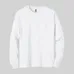 Hanes 6 oz. Tagless Long-Sleeve T-Shirt with Pocket - White/Neutral