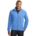 Port Authority Heather Microfleece Full-Zip Jacket - Dark/All