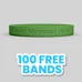 Debossed Silicone Wristband Bracelet 
