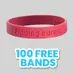 Debossed Silicone Wristband Bracelet                