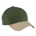 Port Authority Two-Tone Brushed Twill Cap - Dark/All