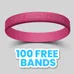 Custom Embossed Wristband EM98409H