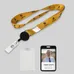 3/4" Polyester/Badge Reel Lanyard Combo
