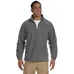 Harriton Mens Full-Zip Fleece - Dark/All