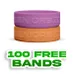 1 inch Embossed Wristband 