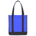 Budget Custom Non Woven Two Tone Shopper Tote Bag