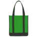 Budget Custom Non Woven Two Tone Shopper Tote Bag