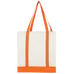 Budget Custom Non Woven Tote Bag with Trim Colors