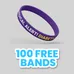Custom Color Filled Wristband        