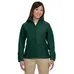Harriton Womens Full-Zip Fleece - Dark/All