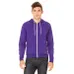 Bella   Canvas Unisex Poly-Cotton Fleece Full-Zip Hoodie - Dark/Colors