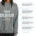 Allmade Unisex Organic CVC Fleece Crewneck Sweatshirt