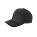 Yupoong 6-Panel Brushed Cotton Twill Mid-Profile Cap - Dark/All