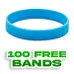 Debossed Silicone Wristband Bracelet              