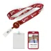 1/2" Polyester/Badge Reel Lanyard Combo-A