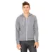 Bella   Canvas Unisex Poly-Cotton Fleece Full-Zip Hoodie - Dark/Colors