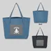 Denim-Effect Tote Bag - BG