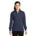 Sport-Tek Ladies Quarter-Zip Sweatshirt - Dark/All