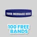 3/4 inch Printed Wristband 