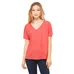 Bella Ladies' Slouchy V-Neck T-Shirt - Triblend