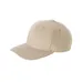 Yupoong 6-Panel Brushed Cotton Twill Mid-Profile Cap - Dark/All