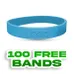 Custom Embossed Wristbands           