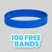 Custom Debossed Wristbands     