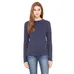 Bella Women's Long-Sleeve Crew Neck Jersey T-Shirt - Dark/Colors