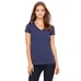 Bella Women's V-Neck Jersey T-Shirt - Dark/Colors