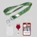 1/2 inch Price Saver Lanyard with Metal Clip-B