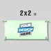 2′ X 2′ Vinyl Banner