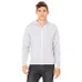 Bella   Canvas Unisex Poly-Cotton Fleece Full-Zip Hoodie - Dark/Colors