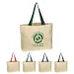 NATURAL COTTON CANVAS TOTE BAG 