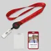 1/2" Polyester/Badge Reel/Metal Clip Lanyard Combo