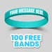 1/2 inch Printed Wristband 