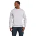Hanes 7.8 oz 50/50 Fleece Comfort Blend Crew - Light/Heather