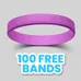 Custom Embossed Wristband EM98409AA