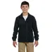 Harriton Youth Full-Zip Fleece - Dark/All