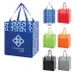 NON-WOVEN GEOMETRIC SHOPPING TOTE BAG