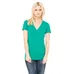 Bella Ladies' 4.2 oz. Jersey Deep V-Neck T-Shirt - Dark/All