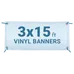 Vinyl Banner 3' x 15'